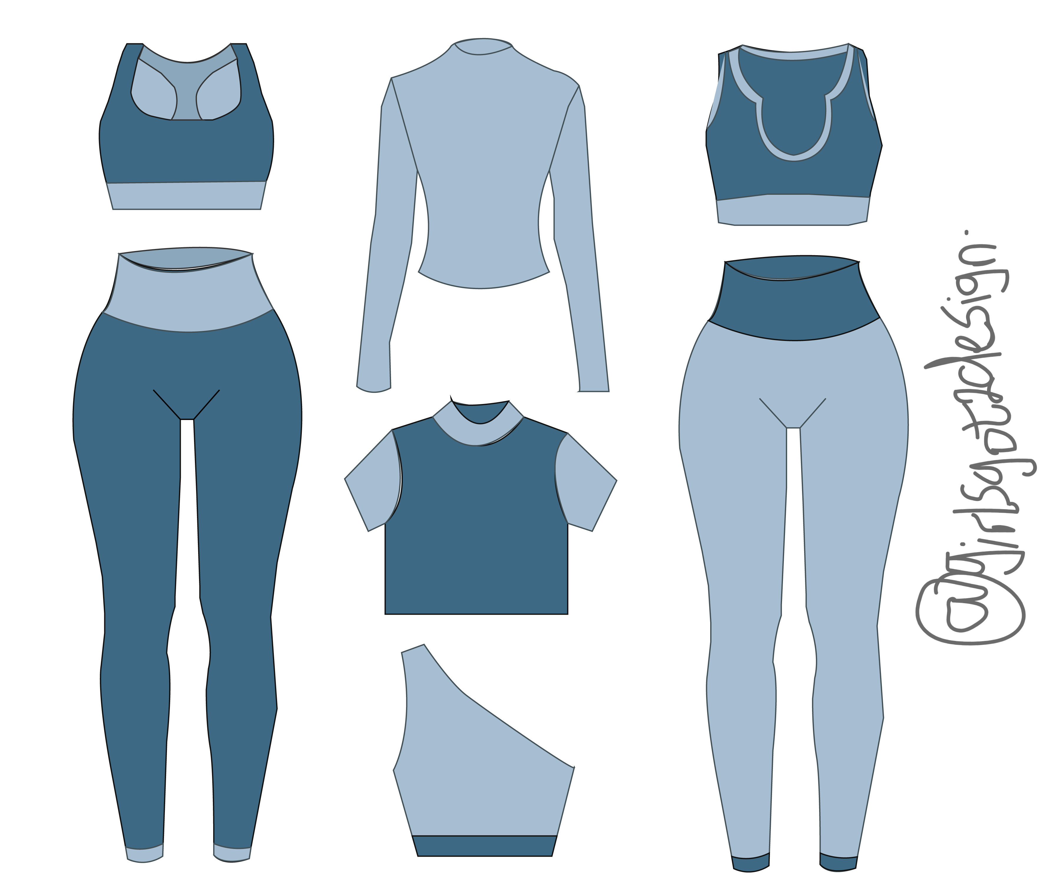 sport wear drawings-01